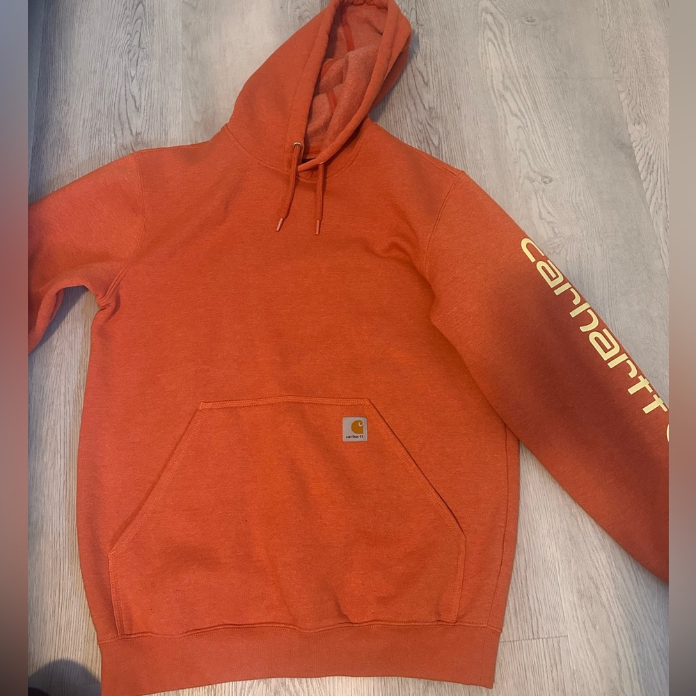 Orange carhartt hoodie